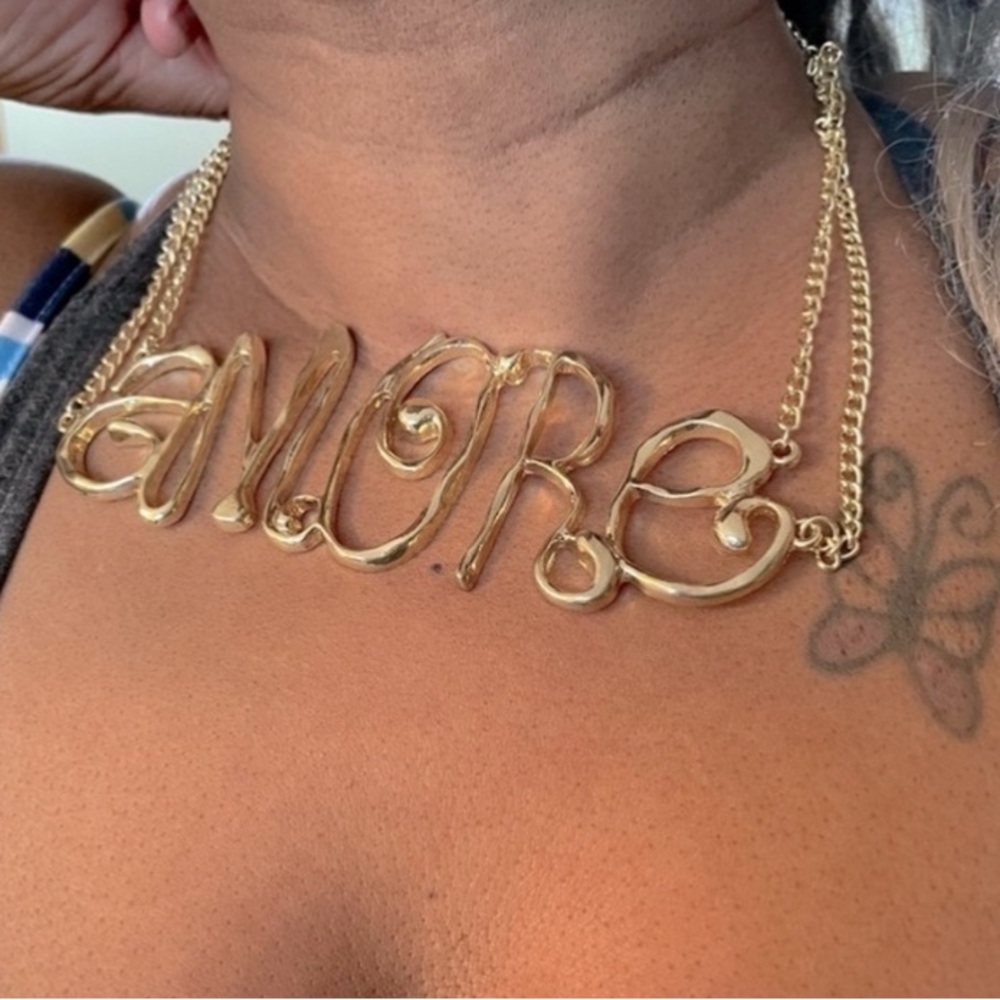 Amore Light Gold Necklace - Picture 7 of 11
